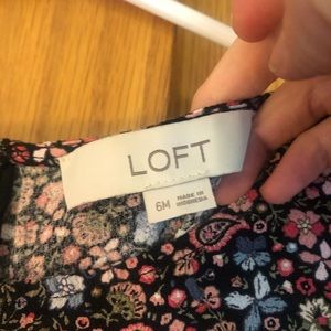 Ann Taylor Loft midi dress